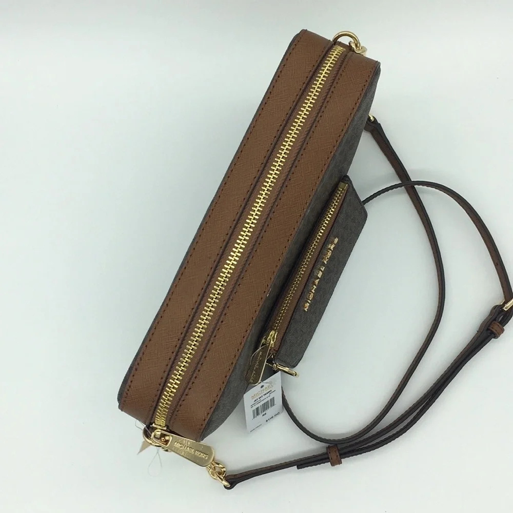 MICHAEL KORS LG EW CROSSBODY Bag&Coinpouch Brown - Picture 8 of 8